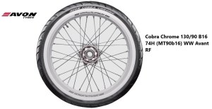 pneu Avant avon cobra chrome 130-90 B16 74H